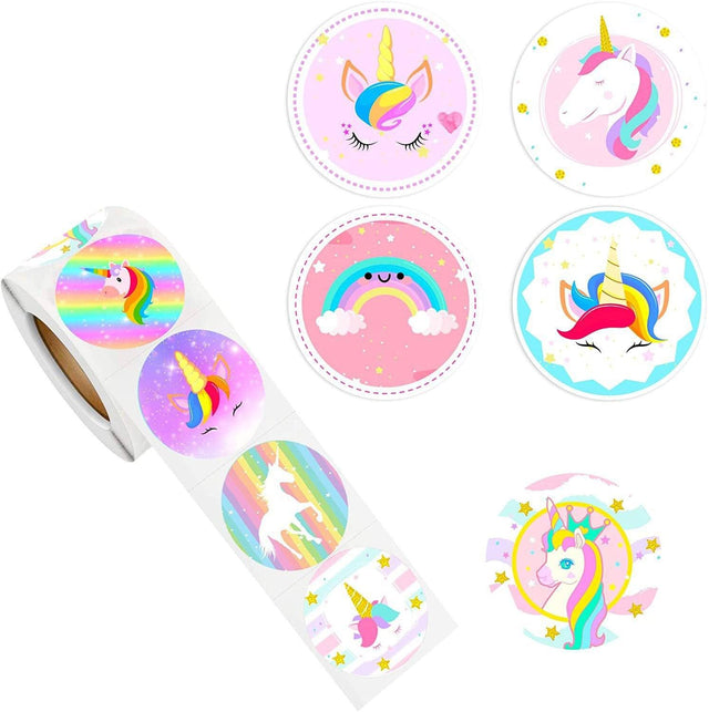 Unicorn Stickers for Crafts 10rolls Paper Material