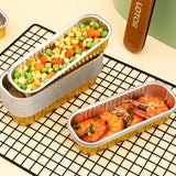 Upgrade Your Food Storage with Our Rectangle Aluminum Foil Box with Plastic Lid