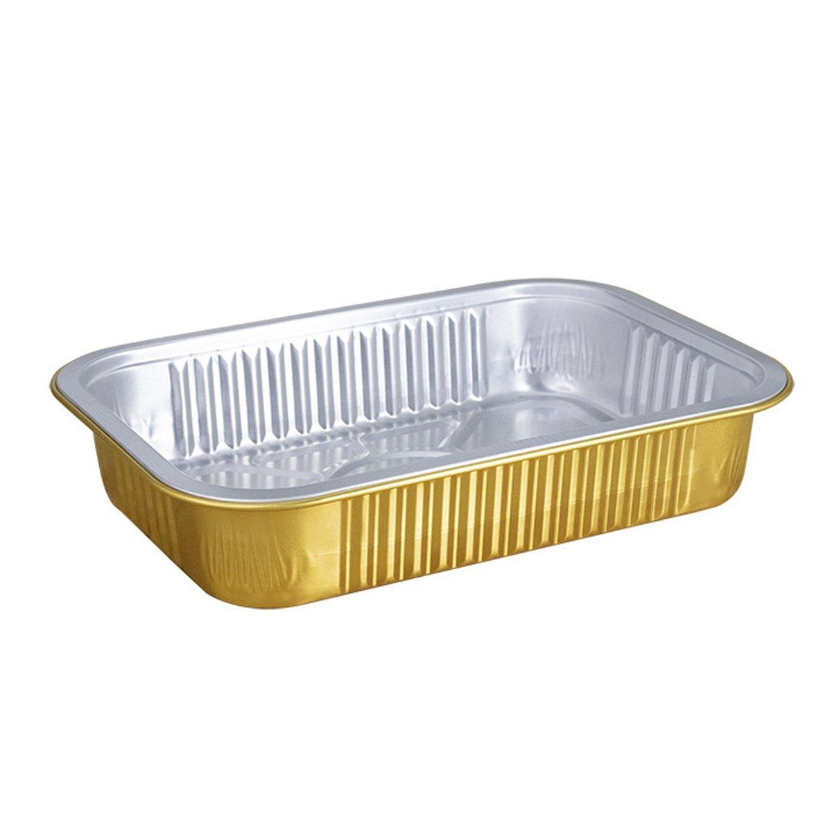 Upgrade Your Food Storage with Our Rectangle Aluminum Foil Box with Plastic Lid