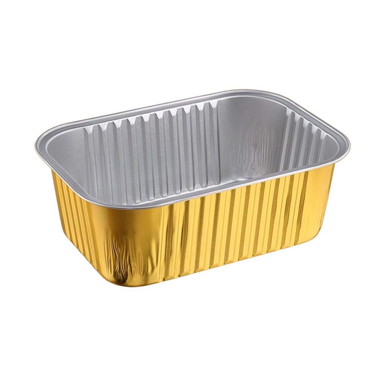 Upgrade Your Food Storage with Our Rectangle Aluminum Foil Box with Plastic Lid