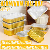 Upgrade Your Food Storage with Our Rectangle Aluminum Foil Box with Plastic Lid