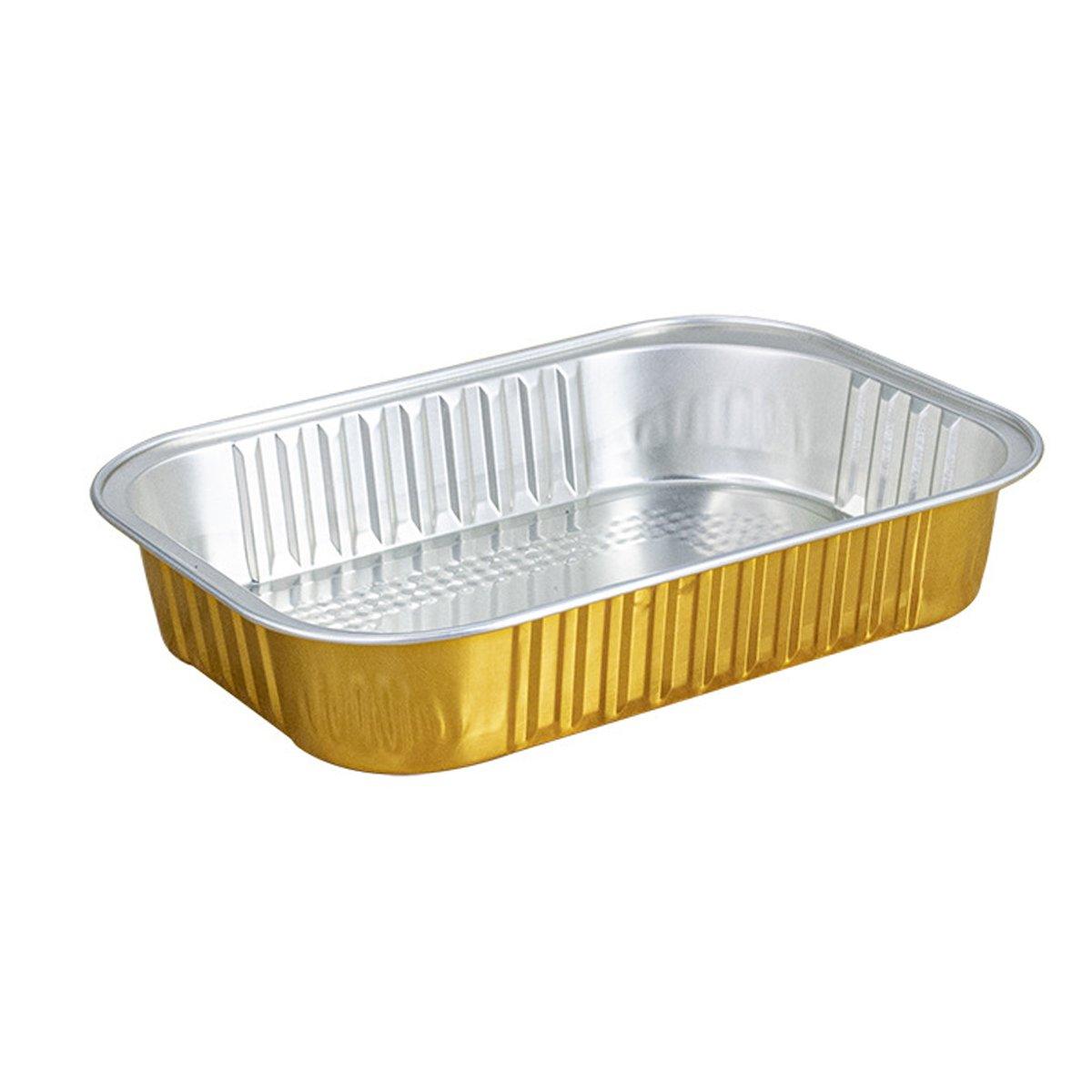 Upgrade Your Food Storage with Our Rectangle Aluminum Foil Box with Plastic Lid