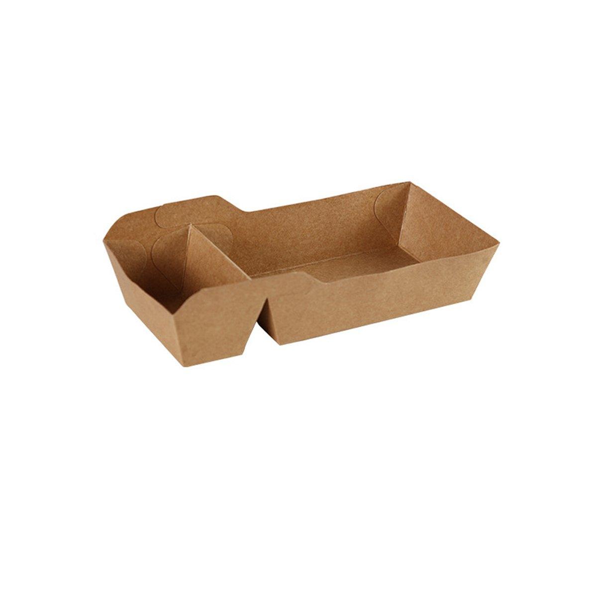 Upgrade Your Meals with 2 Compartment Disposable Trays