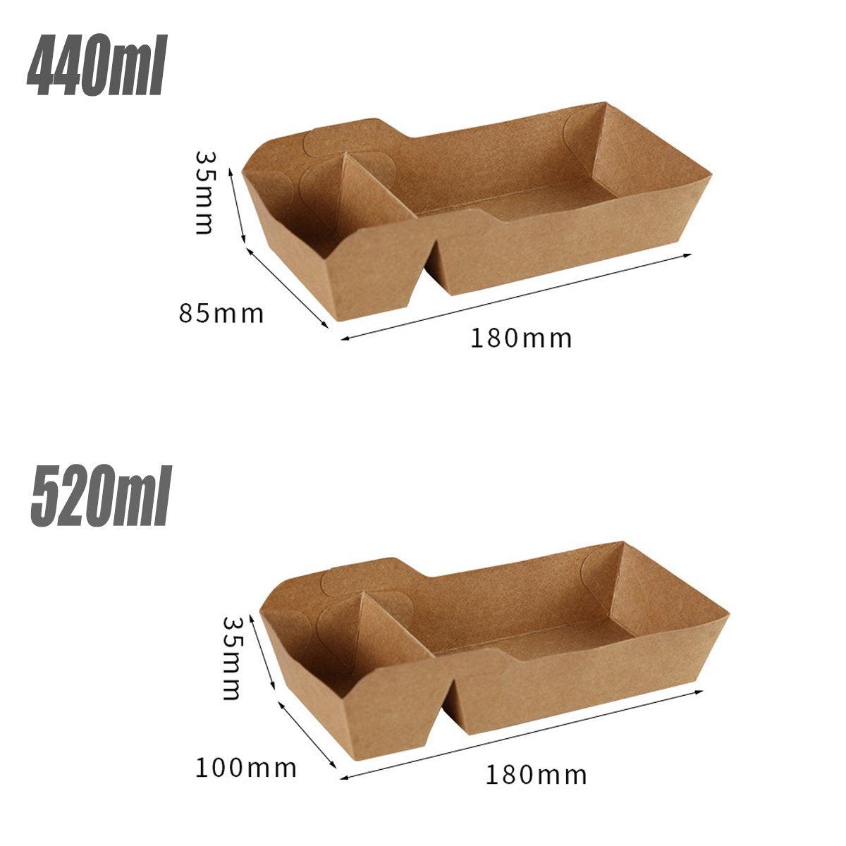 Upgrade Your Meals with 2 Compartment Disposable Trays