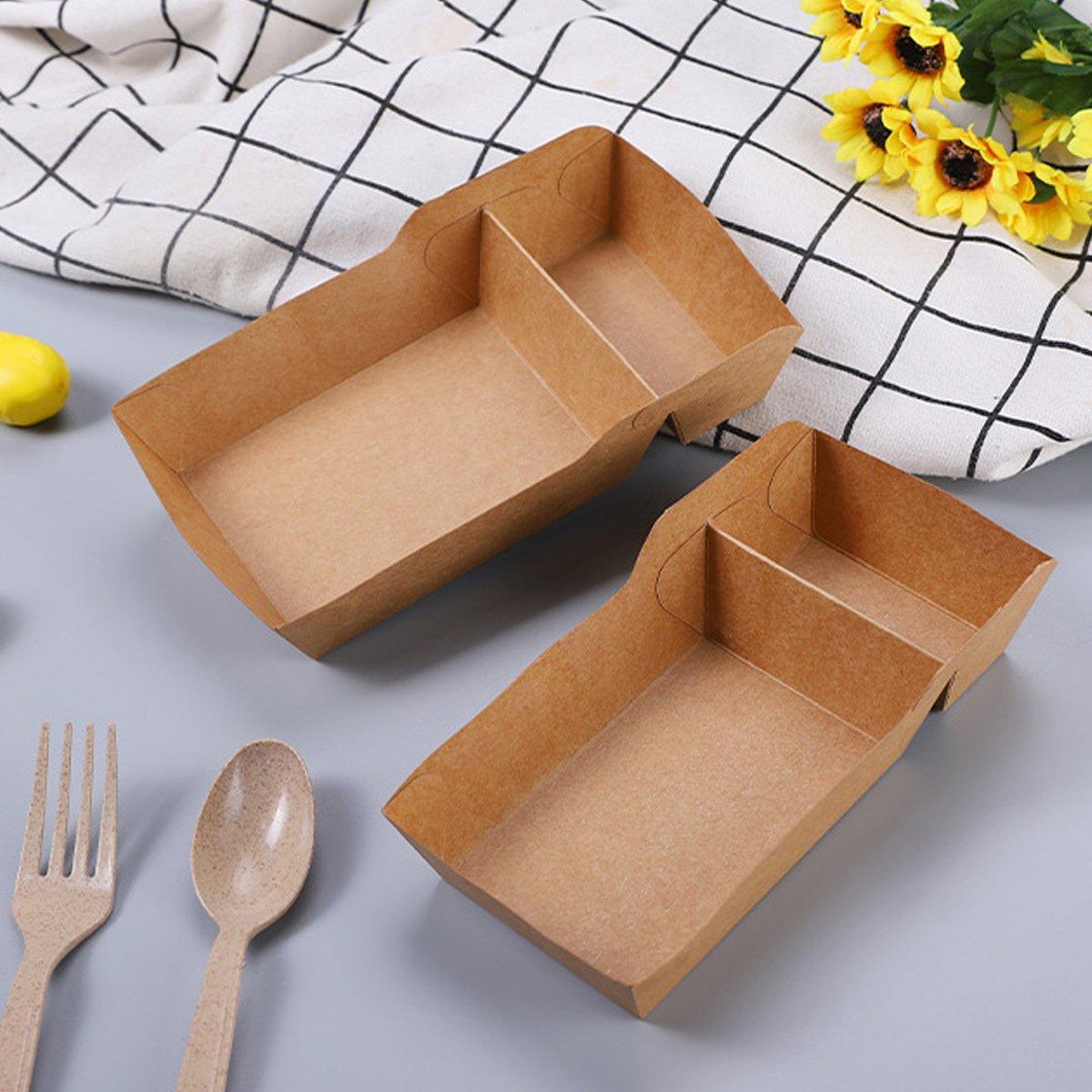 Upgrade Your Meals with 2 Compartment Disposable Trays