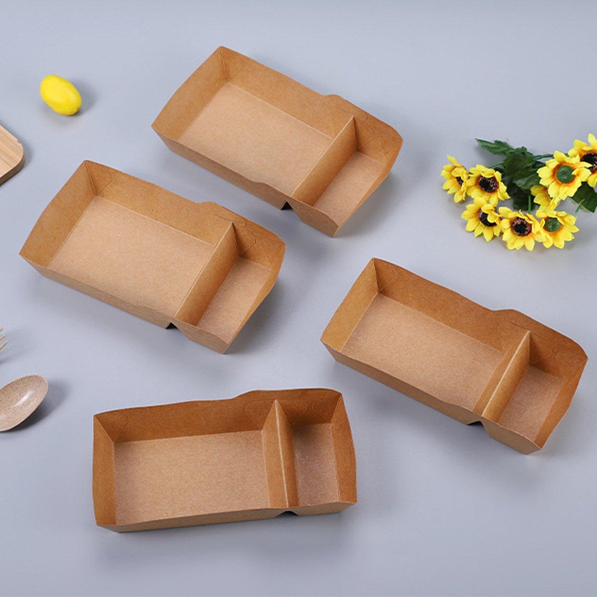 Upgrade Your Meals with 2 Compartment Disposable Trays