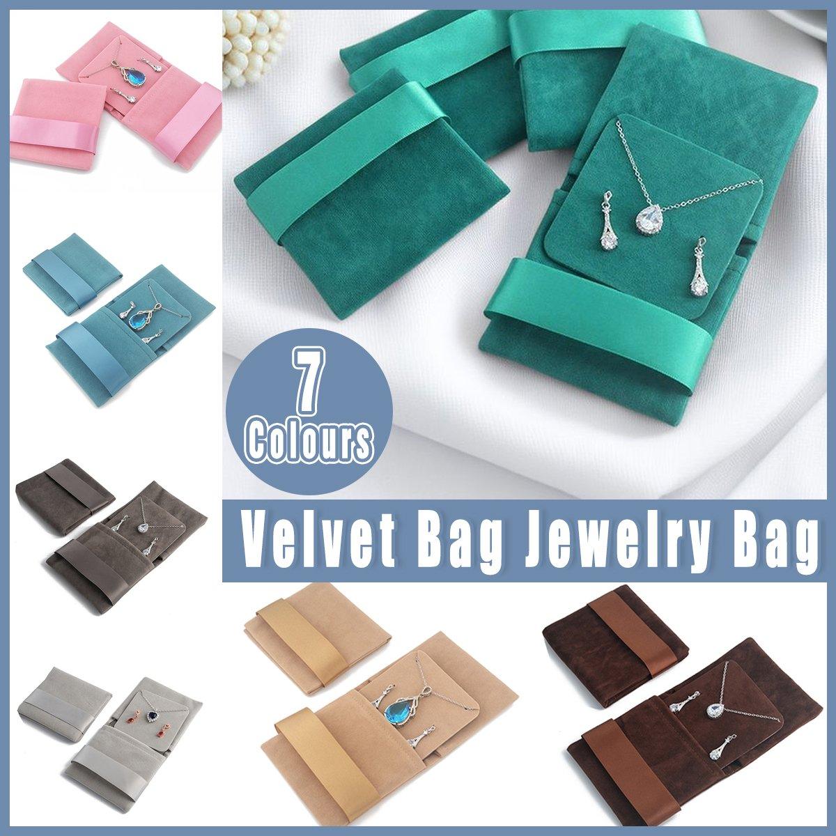 Velvet Jewelry Bag 5PCS Soft Velvet for Elegant Jewelry Storage