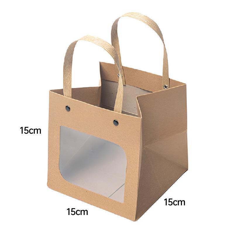 Durable Square Paper Bags Perfect for Gifts and Retail Packaging Discount Packaging Warehouse