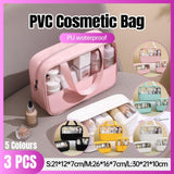 Versatile and Stylish Clear Makeup Bag Set for All Your Needs