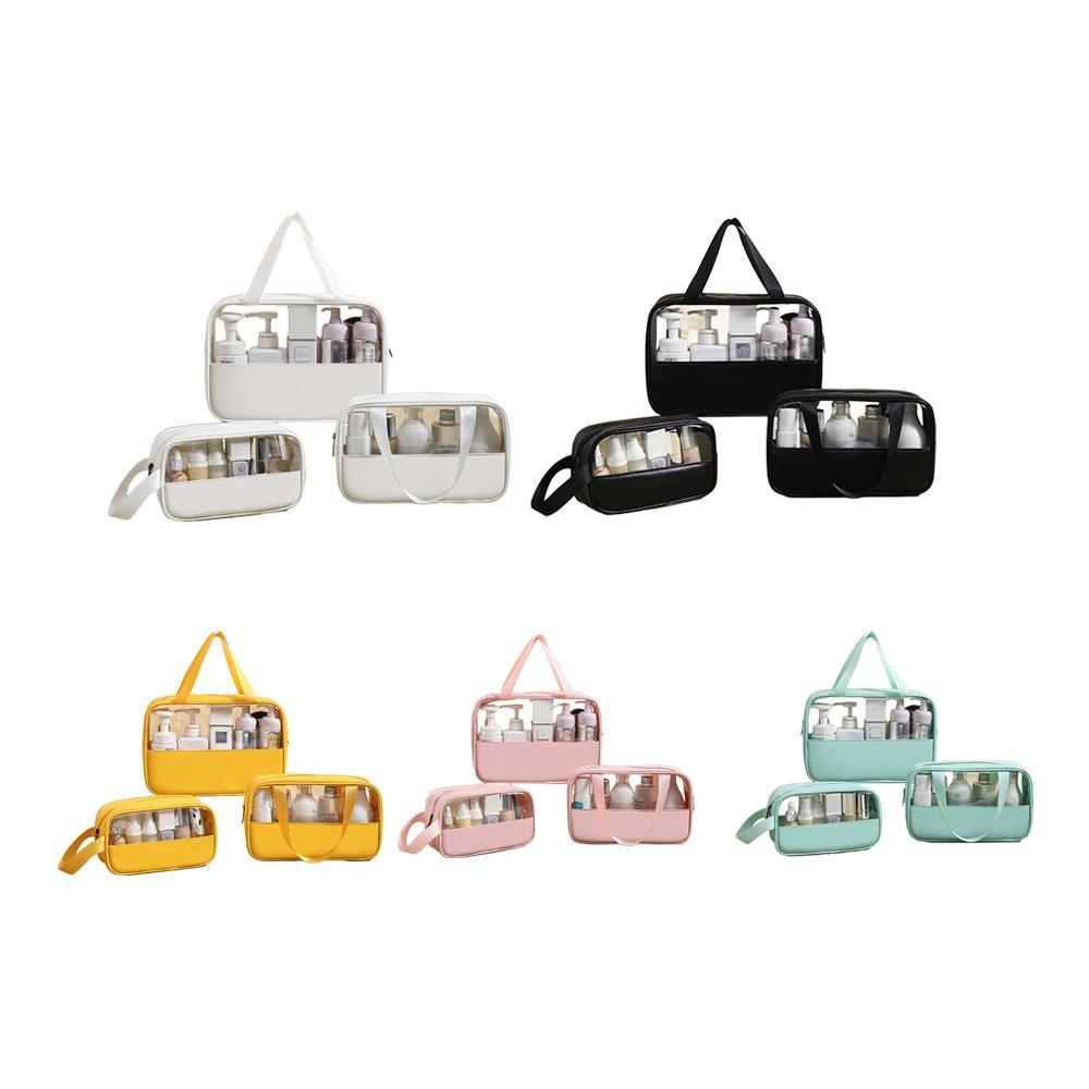 Versatile and Stylish Clear Makeup Bag Set for All Your Needs