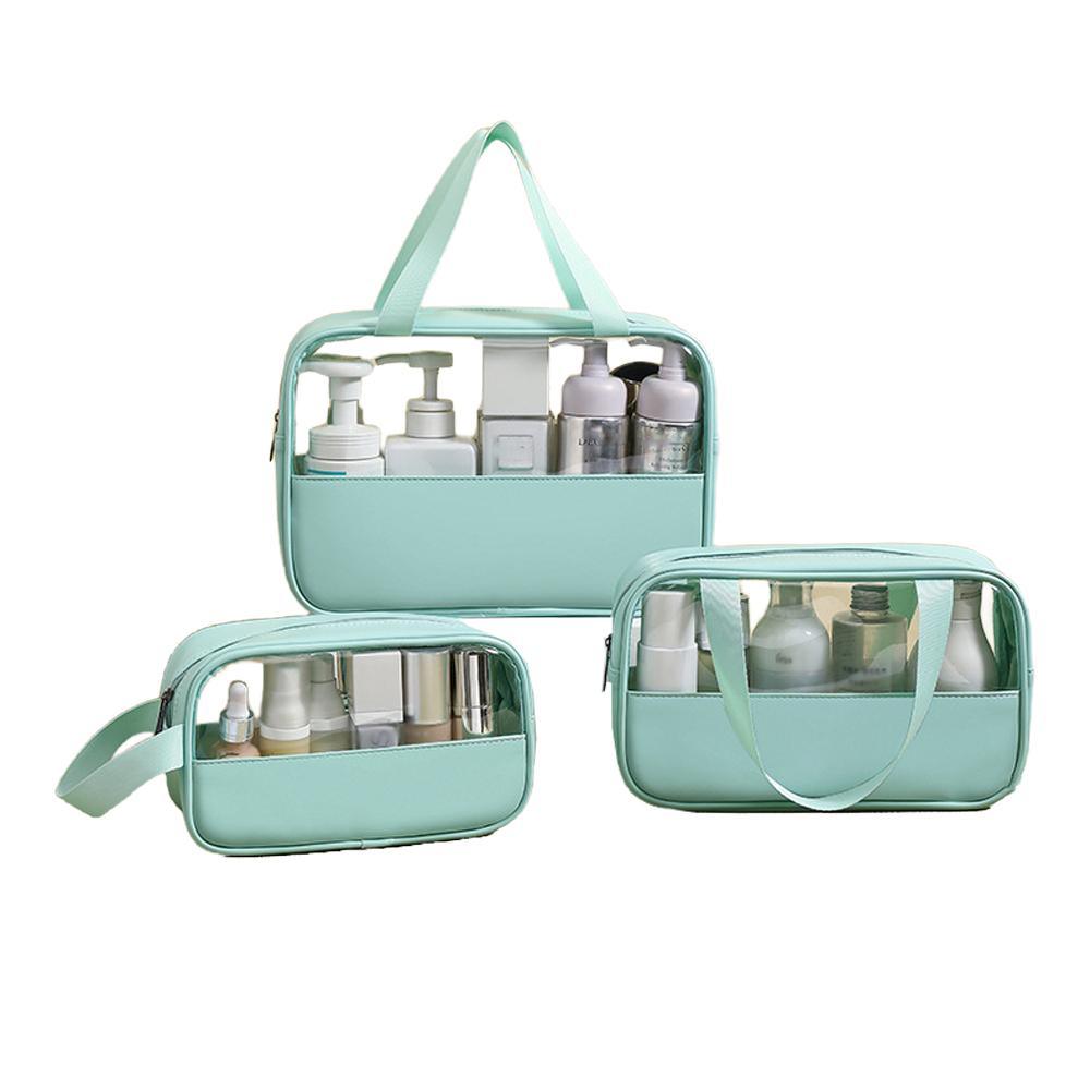 Versatile and Stylish Clear Makeup Bag Set for All Your Needs