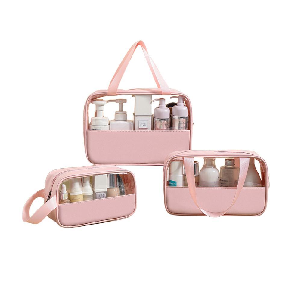 Versatile and Stylish Clear Makeup Bag Set for All Your Needs