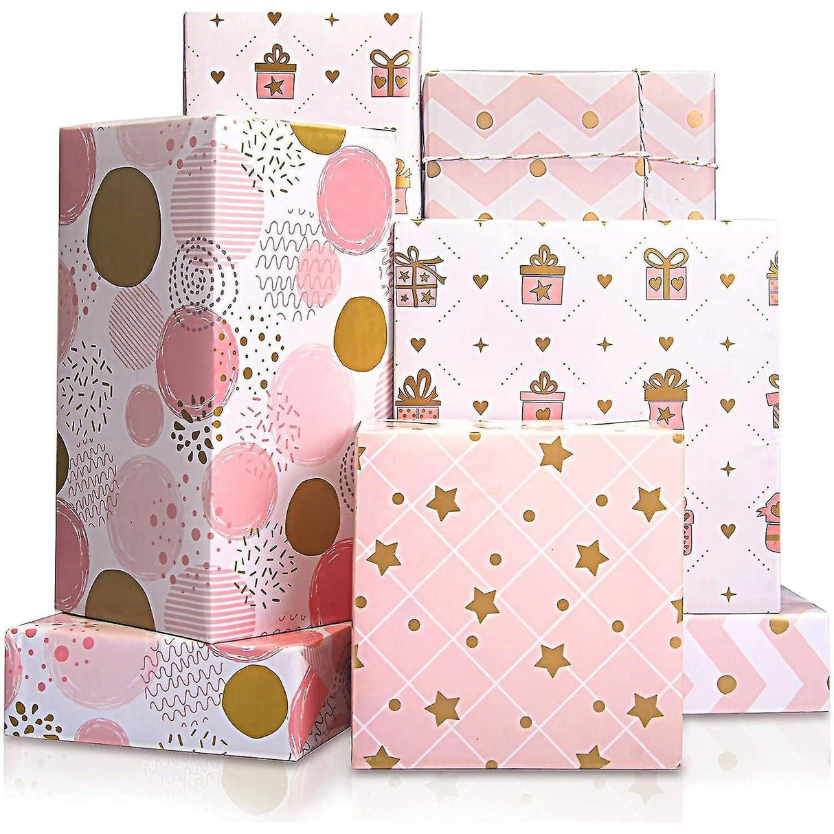 Versatile Wrapping Paper for Valentine's Day and Birthdays