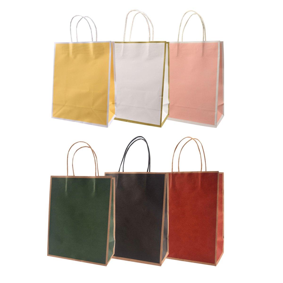 Vibrant Kraft Paper Bags for Stylish and Eco-Friendly Packaging