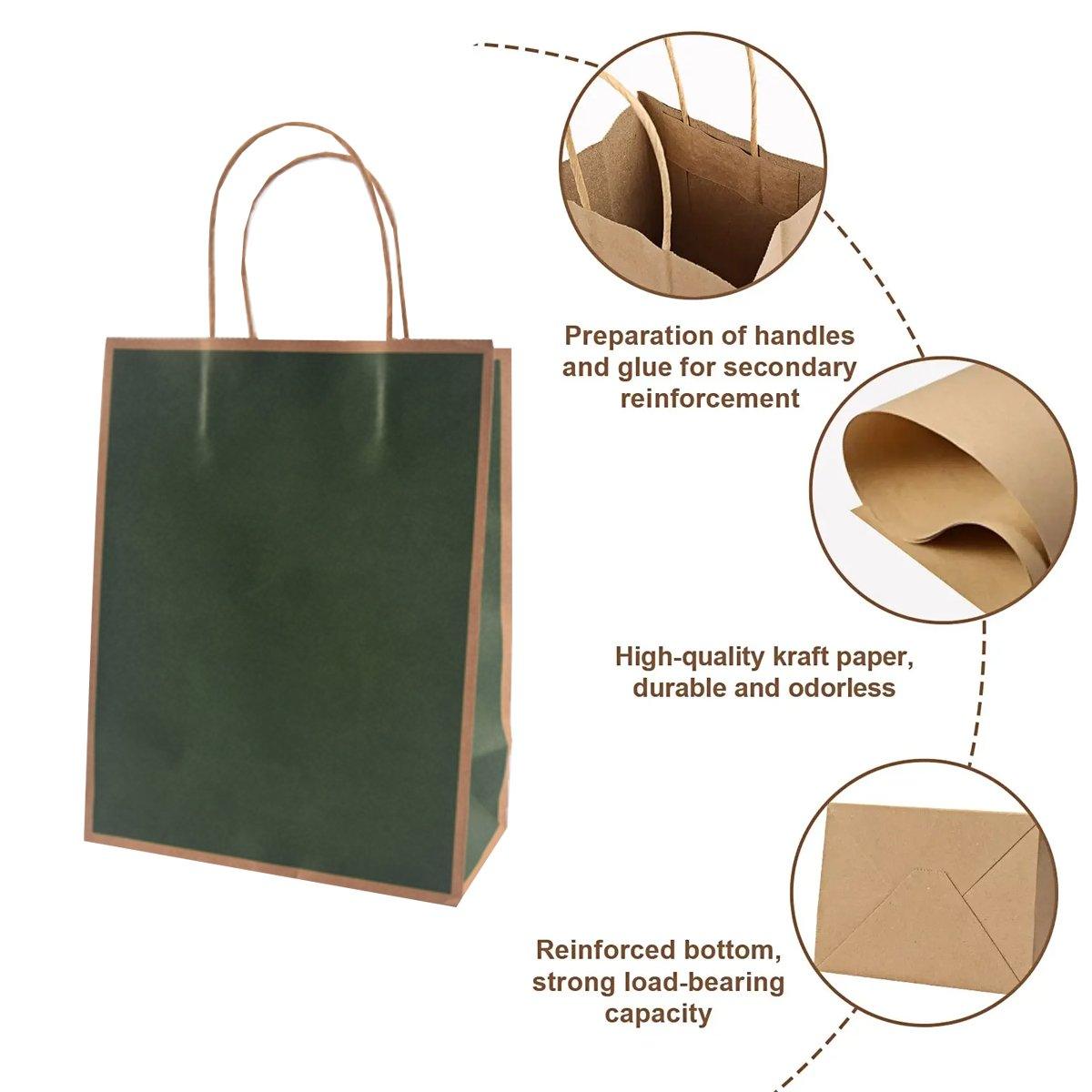 Vibrant Kraft Paper Bags for Stylish and Eco-Friendly Packaging