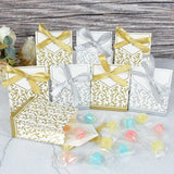 Vine Pattern Gift Boxes 100PCS Coated Paper for Candy Gifts