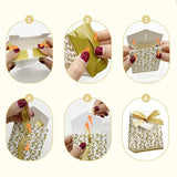 Vine Pattern Gift Boxes 100PCS Coated Paper for Candy Gifts