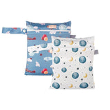 Waterproof Diaper Storage Bags 2PCS 4Styles 18x25cm Polyester - Discount Packaging Warehouse