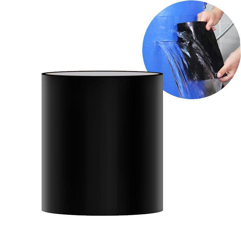 High-quality waterproof tape applied to a leaking pipe