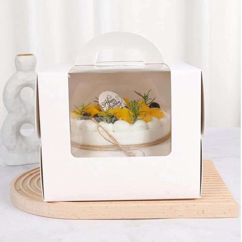 Delicious cupcakes displayed in an elegant Pastry Box with a clear viewing window