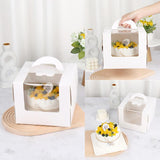 Delicious cupcakes displayed in an elegant Pastry Box with a clear viewing window