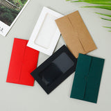 Window Envelopes 100PCS 250g Card with PET Film for Gifts and Invitations