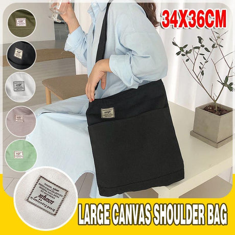 Stylish and durable canvas tote with zipper for everyday use