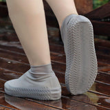 Durable and waterproof shoe covers protecting shoes from rain and mud