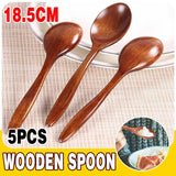 Premium Wooden Kitchen Spoons Set
