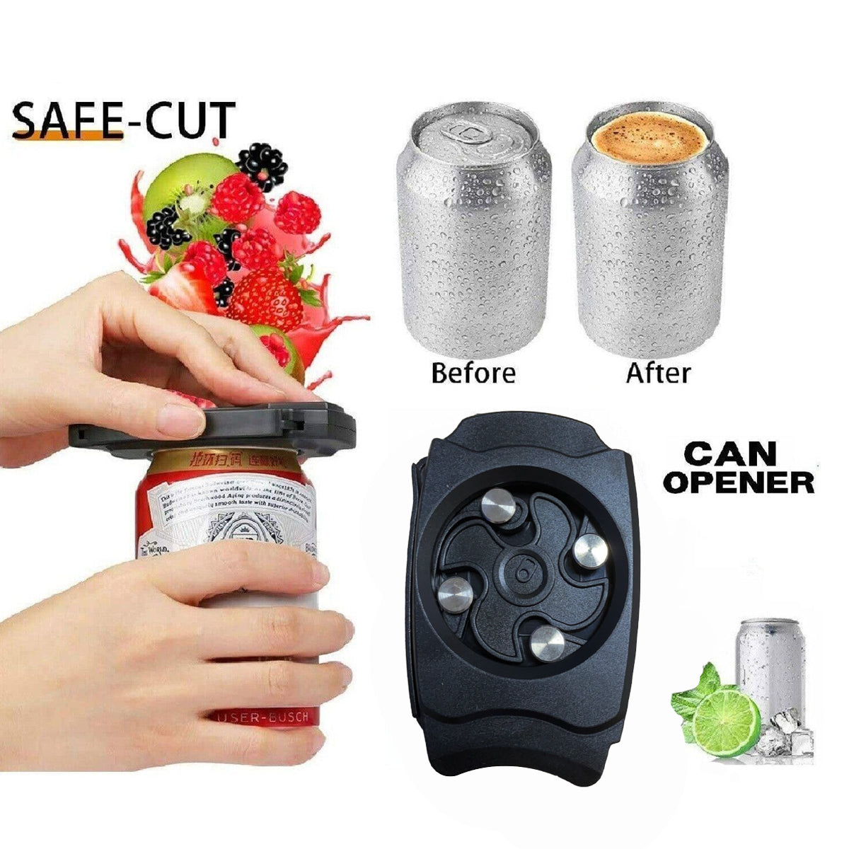 Topless Can Opener 1-3PCS 3Colours