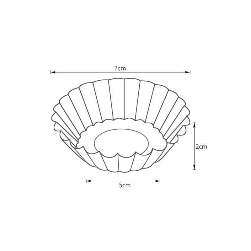 Premium egg tart mould for perfect baking