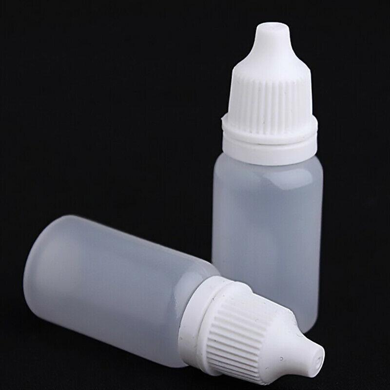 Clear Plastic Empty Dropper Bottles 50PCS 5ml PE - Discount Packaging Warehouse