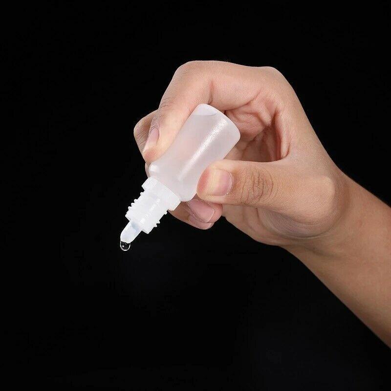 Clear Plastic Empty Dropper Bottles 50PCS 5ml PE - Discount Packaging Warehouse