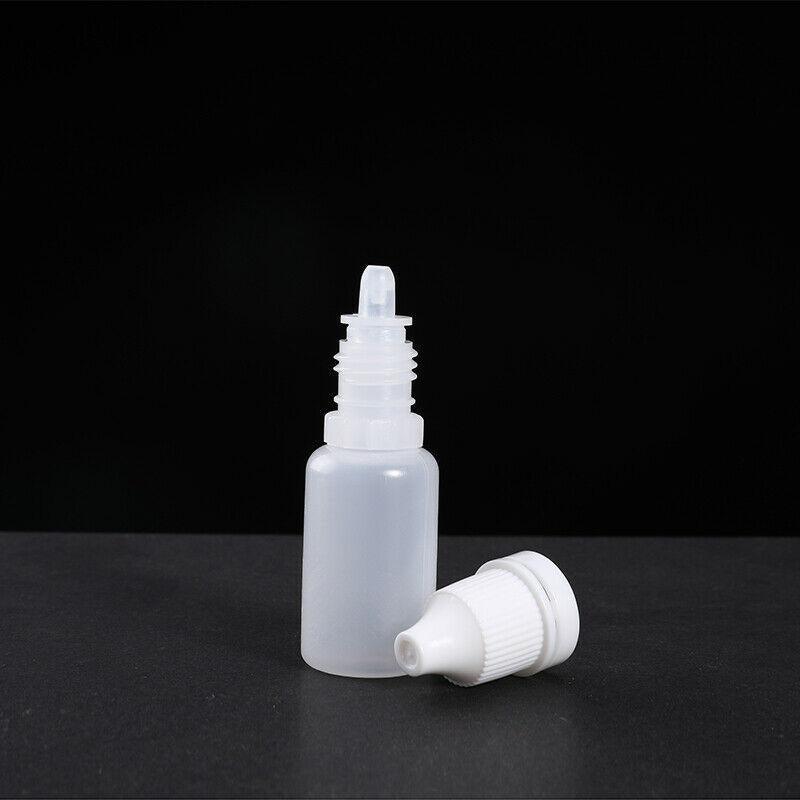 Clear Plastic Empty Dropper Bottles 50PCS 5ml PE - Discount Packaging Warehouse