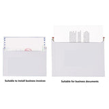 Envelope Card Mailer 162*245mm 50PCS Paper Card White - Discount Packaging Warehouse