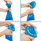 Vomit Bags 50PCS 37*15.8cm 1000ml Sealable Blue - Discount Packaging Warehouse