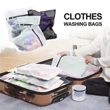 Washing Bags 4PCS Polyester Black/White - Discount Packaging Warehouse