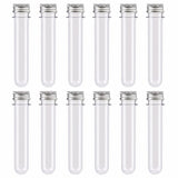 Test Tubes with Metal Caps 50PCS 2.8*14cm 45ml PET - Discount Packaging Warehouse